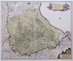 Gelderland, Veluwe; "Ducatus Geldriae Tetrachia Arnhemiensis sive Velavia"