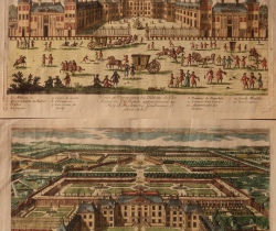 Apeldoorn, Paleis het Loo; "Veüe et Perspective du Château de Loo (..)" / Veüe et Perspective en General du Chasteau de Loo (..)"