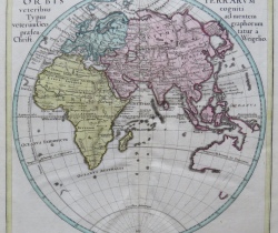 World, Eastern Hemisphere; "Orbis Terrarum Veteribus Cogniti Typus ad Mentem Veterum Geographorum"