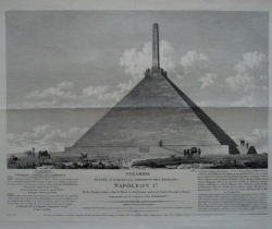 Zeist; "Pyramide élevée à l'auguste empereur des Français Napoleon Ier. par les Troupes campéesdans la Plaine de Zeyst, (..)