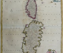 Italië, Sardinië, Frankrijk, Corsica; "Insularum Sardiniae et Corsicae Descriptio"