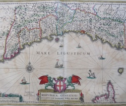 Italy, Genoa; "Reipublicae Genuensis Ducatus et Dominii Nova Discrip."