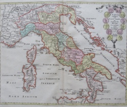 Italië; "Italia antiqua ab Octavio Augusto in Regiones XI descripta"