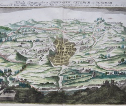 Griekenland, Athene; "Tabula Topographica Athenarum Veterum et Novarum"