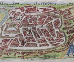 Lithuania, Vilnius; "VILNA LITVANIAE metropolis" (sold)
