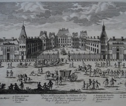 Apeldoorn, Paleis het Loo; "Veüe et Perspctive du Château de Loo (..)" (verkocht)