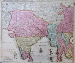 Zuidoost-Azië; "Partie de la Nouvelle Grande Carte des Indes Orientales (..)" (verkocht)